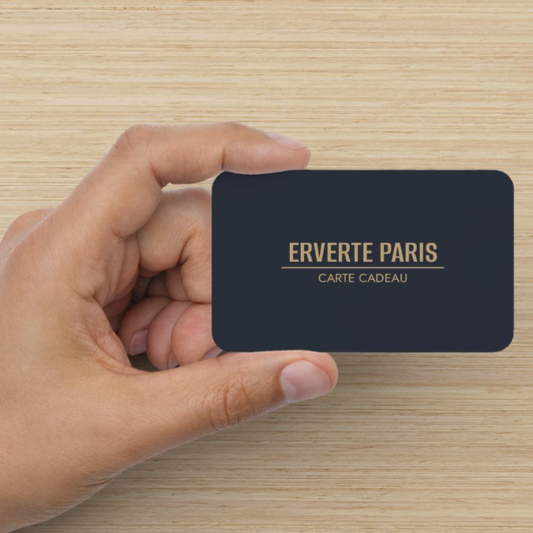 Stylish Gift Card | Modern Gift Card | Erverte Paris