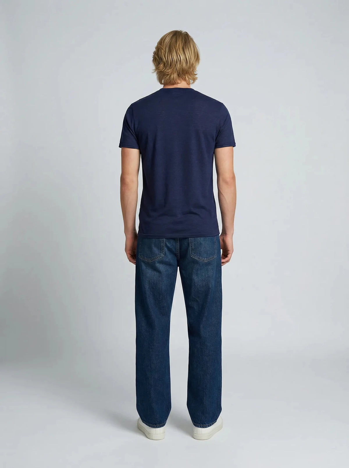 T-shirt από οργανικό λινό, πίσω όψη – ERVERTE Paris