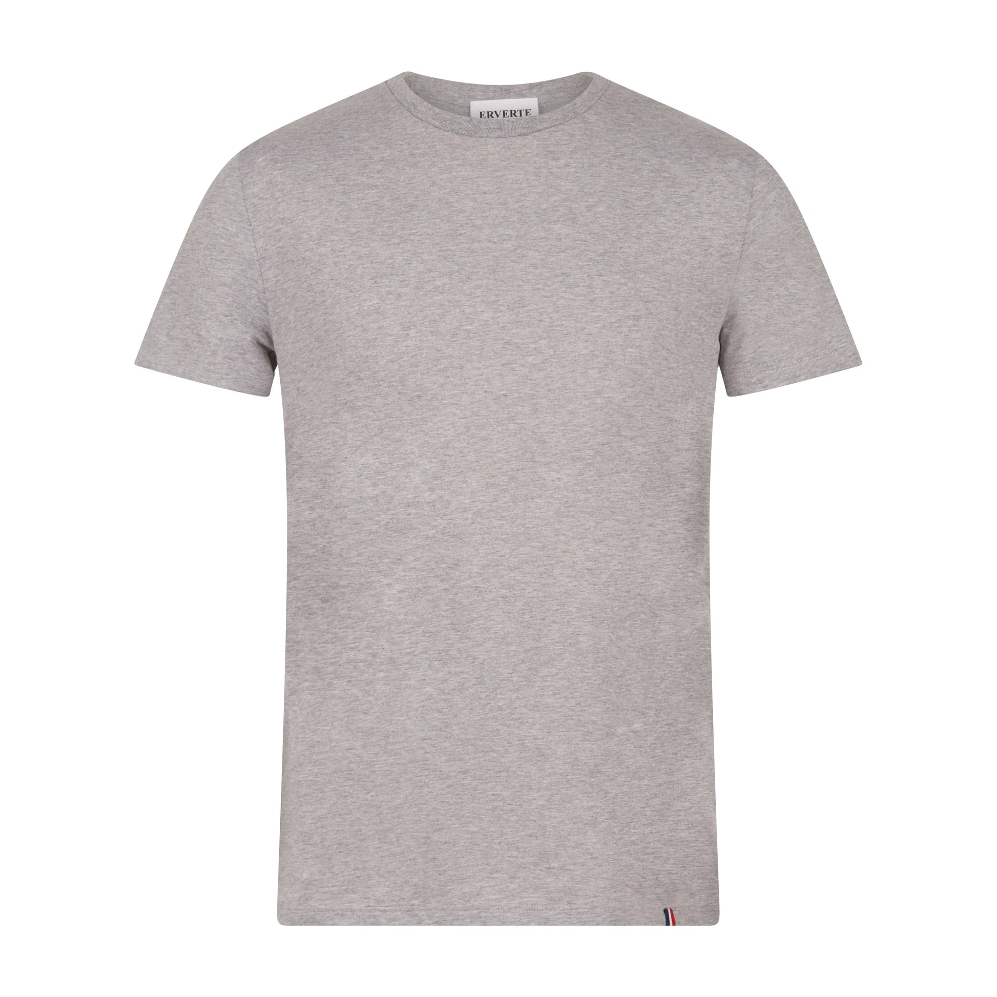 Grey Cotton T-Shirt | Classis Grey T-Shirt | Erverte Paris