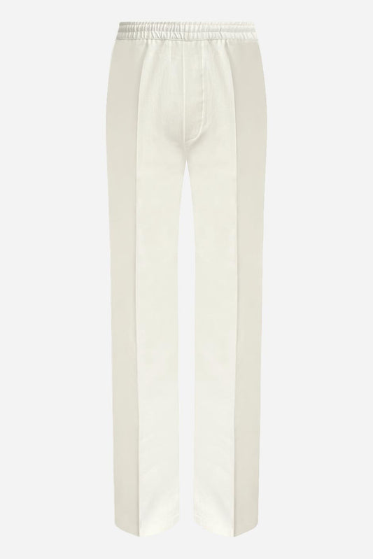 Straight Cut Pants - 100% Thick Cotton, Made in France