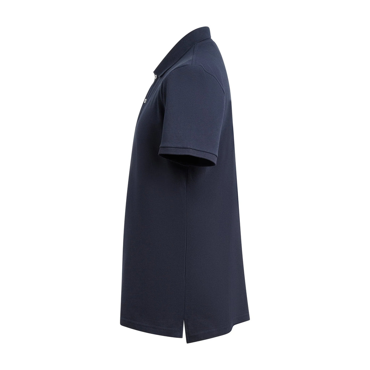 Polo bleu marine en coton biologique, fabriqué en France – ERVERTE Paris
