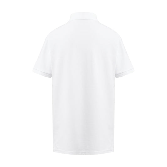 White Organic Cotton Polo – Made in France